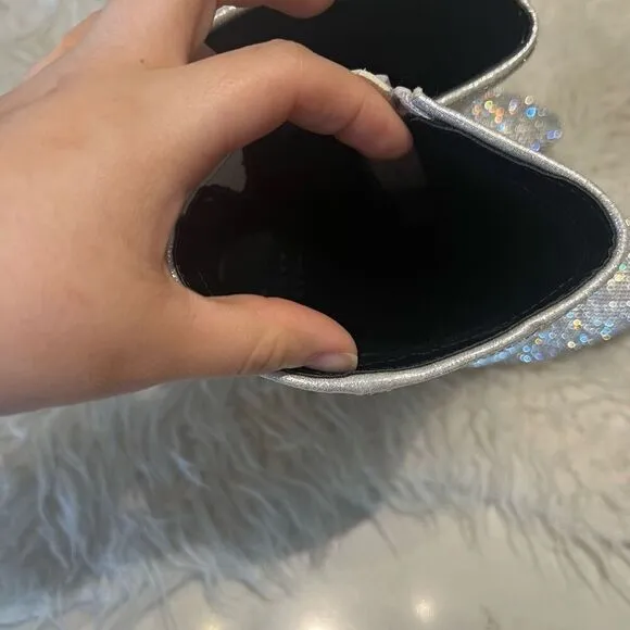 Sparkling boots, booties for party concert chunky heel 9