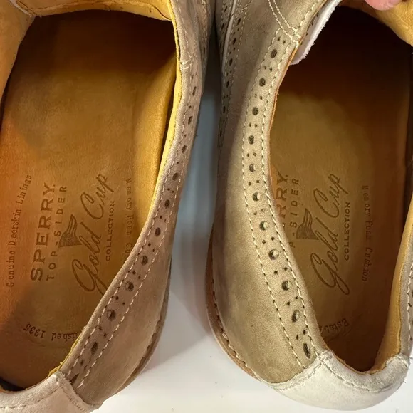 Sperry Top-Sider Gold Cup Collection Two Toned Suede Leather Dress Shoes Mens 9M