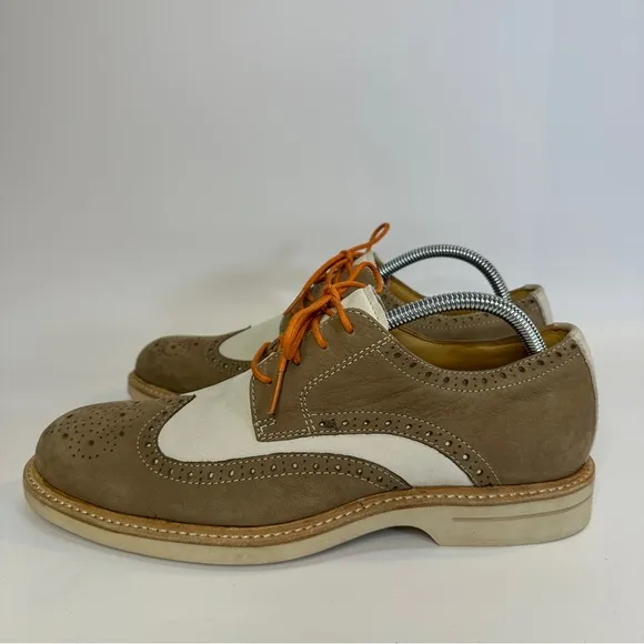 Sperry Top-Sider Gold Cup Collection Two Toned Suede Leather Dress Shoes Mens 9M