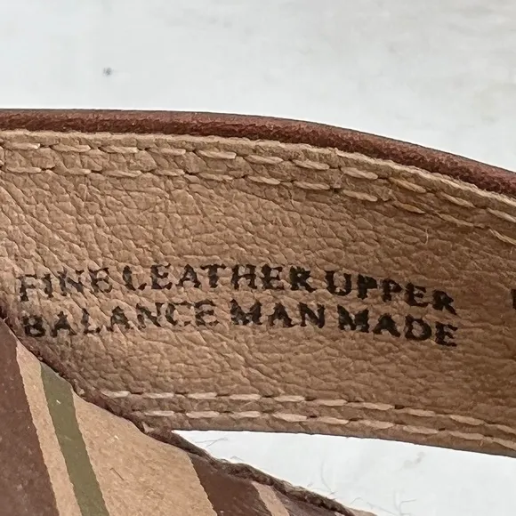 Splendid Brown Striped Espadrille Platform Wedge Sandals Size 7 1/2 Women’s