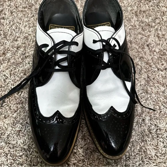 Stacy Adams Black and White Men's Dress Shoes