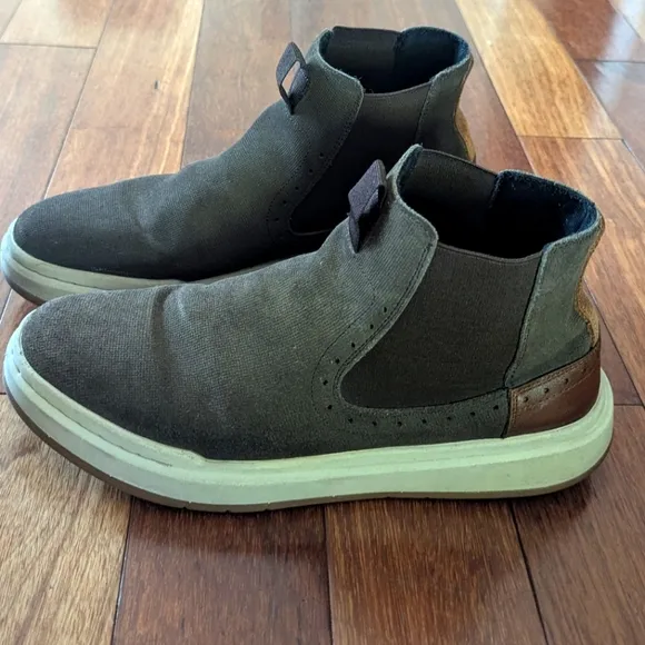 Stacy Adams Cooper Plain Toe Chelsea Suede Boot Men's Casual/ Dress Shoes
