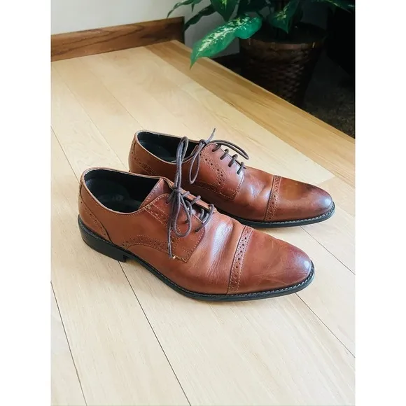 Stacy Adams Prescott Cap Toe Dress Shoes