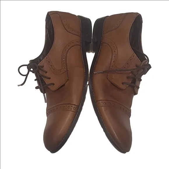 Stacy Adams Prescott Cap Toe Mens Dress Shoes Dark Academia Preppy Office