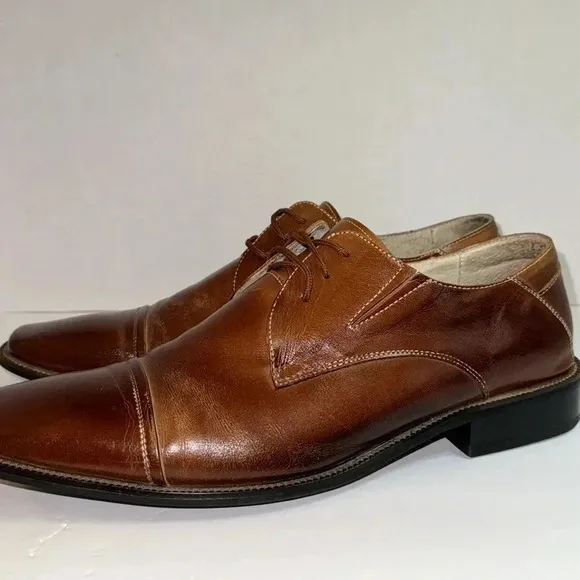 Stacy Adams Randall Cognac Dress Shoes