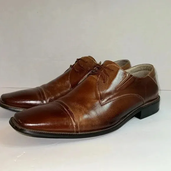 Stacy Adams Randall Cognac Dress Shoes