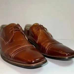 Stacy Adams Randall Cognac Dress Shoes