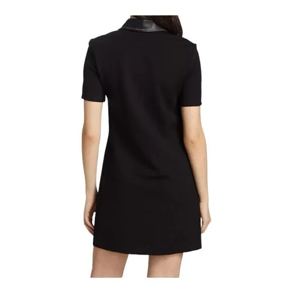 Staud Jay Black Polo Mini Dress Size Small