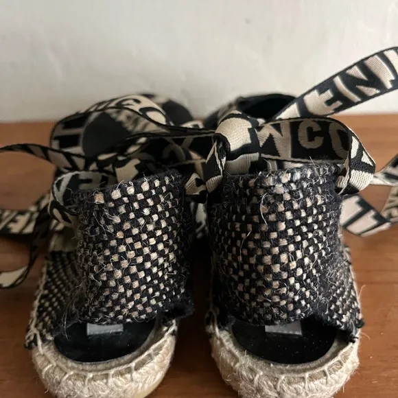 Stella McCartney Women's Lace Up Espadrille Sandals 41