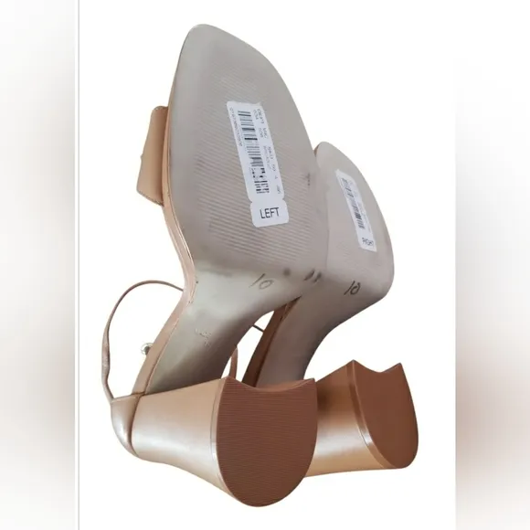 Steve Madden 10 Leather Block Heel Dress Sandals
