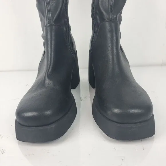 Steve Madden Baily Knee High Stretch Platform Boots