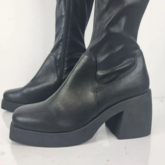 Steve Madden Baily Knee High Stretch Platform Boots