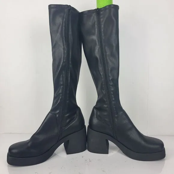 Steve Madden Baily Knee High Stretch Platform Boots