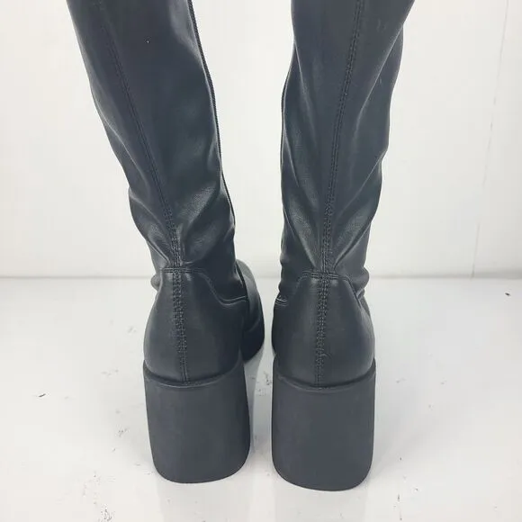 Steve Madden Baily Knee High Stretch Platform Boots