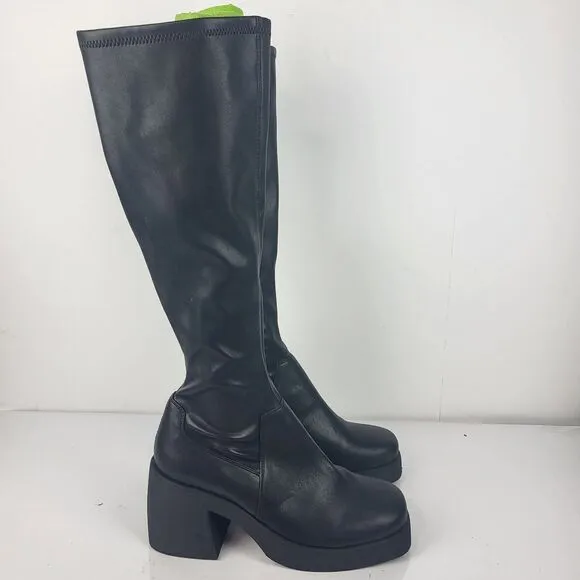 Steve Madden Baily Knee High Stretch Platform Boots