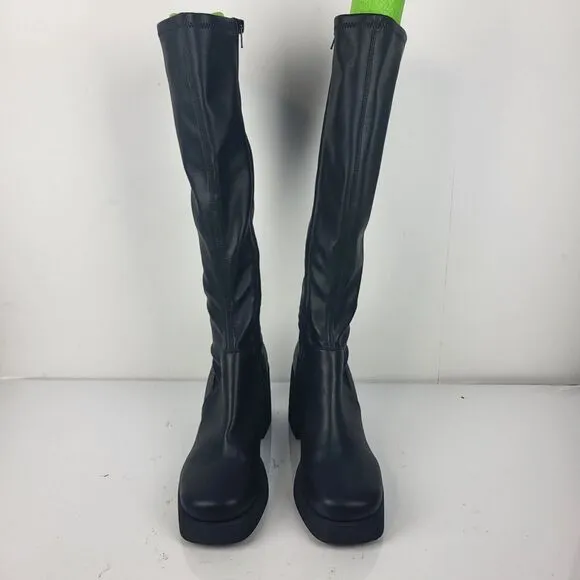 Steve Madden Baily Knee High Stretch Platform Boots