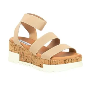 Steve Madden BANDI Elastic Platform Sandals Size 8.5