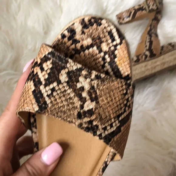 Steve Madden GABRIE WEDGE ESPADRILLE SANDALS