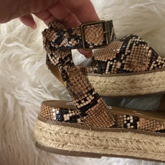 Steve Madden GABRIE WEDGE ESPADRILLE SANDALS