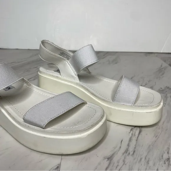 Steve Madden Janice Platform Square Toe Sandal 5 1/2 M