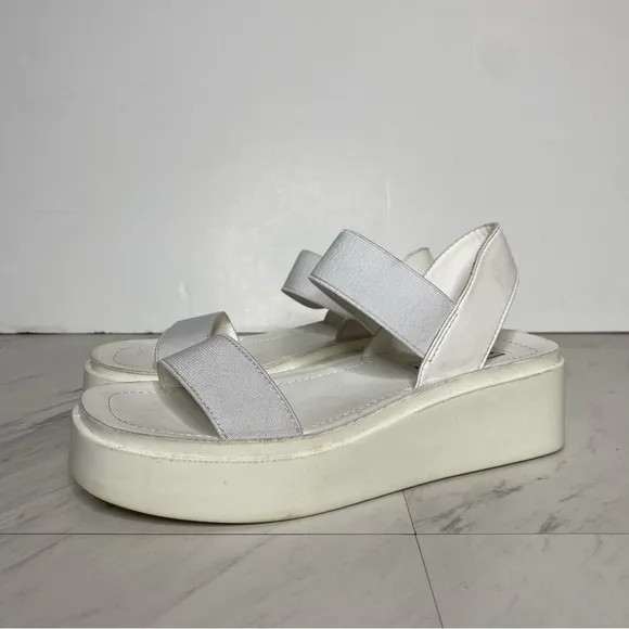 Steve Madden Janice Platform Square Toe Sandal 5 1/2 M