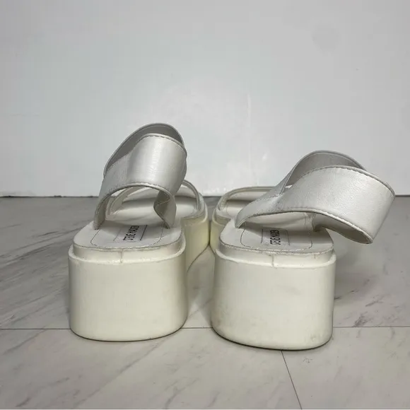 Steve Madden Janice Platform Square Toe Sandal 5 1/2 M