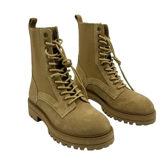 Steve Madden Kenny Lug Sole Boots Size 8.5
