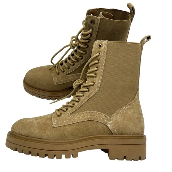 Steve Madden Kenny Lug Sole Boots Size 8.5