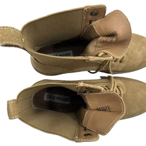 Steve Madden Kenny Lug Sole Boots Size 8.5