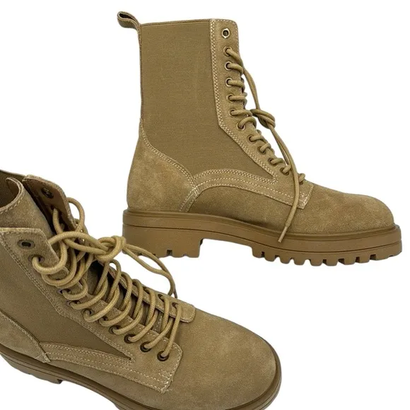 Steve Madden Kenny Lug Sole Boots Size 8.5