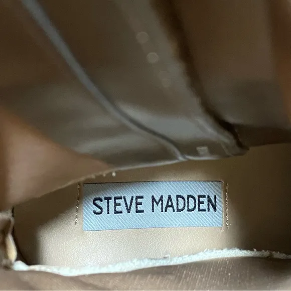Steve Madden Klayton Velvet Square Toe Heeled Boot 8M