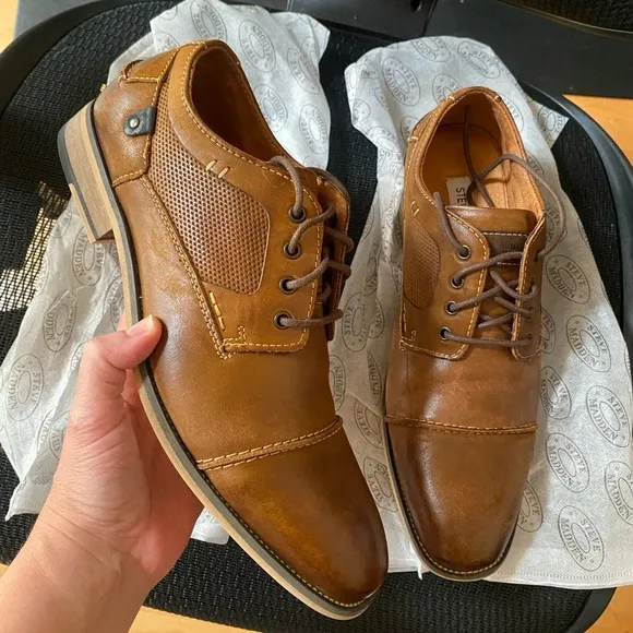 STEVE MADDEN Men's Leather Dress Shoes
