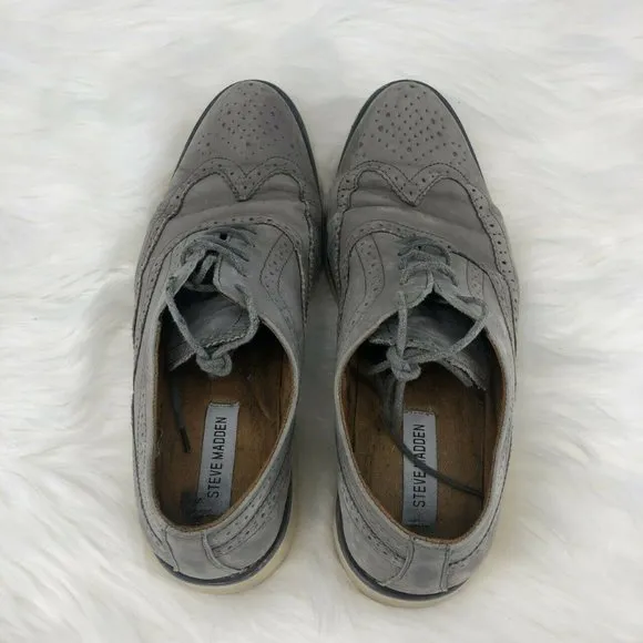 Steve Madden Men's Transfer Wingtip Shoes Size 9.5