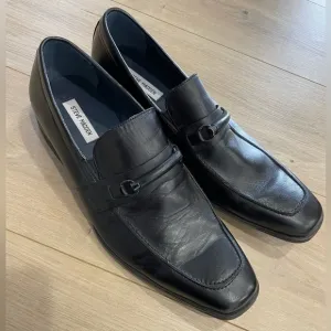 Steve Madden Sherman Men'sBlack Loafer Dress Shoes Leather Size 13
