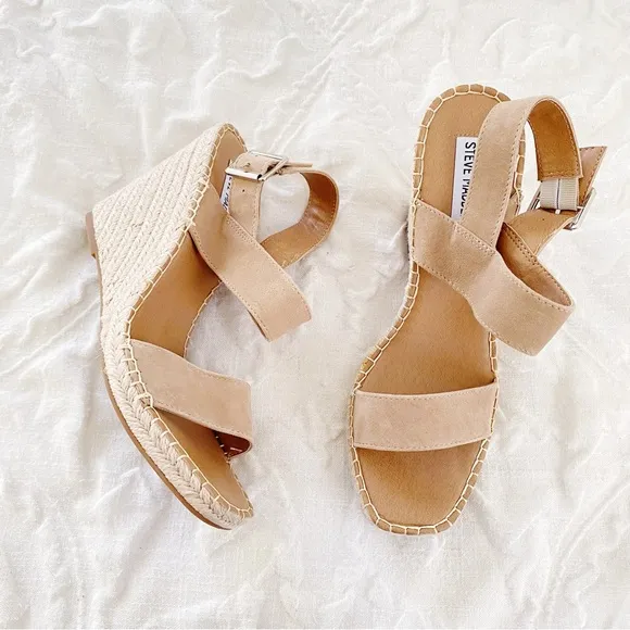 Steve Madden Uri Espadrille Wedge Sandals Size 11