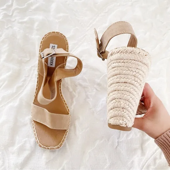 Steve Madden Uri Espadrille Wedge Sandals Size 11