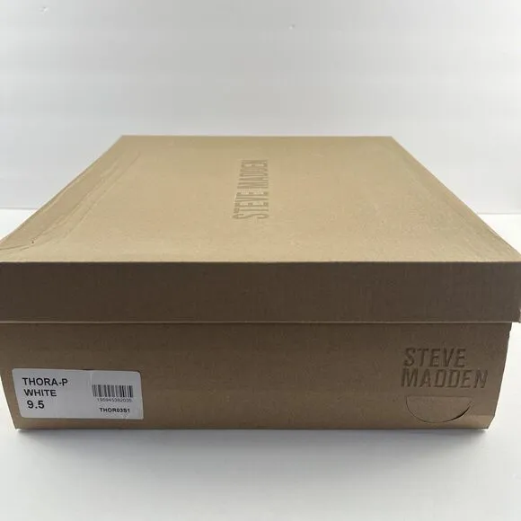 Steve Madden Women's Thora-P Lace up Lug Sole Combat Boot Size 9.5