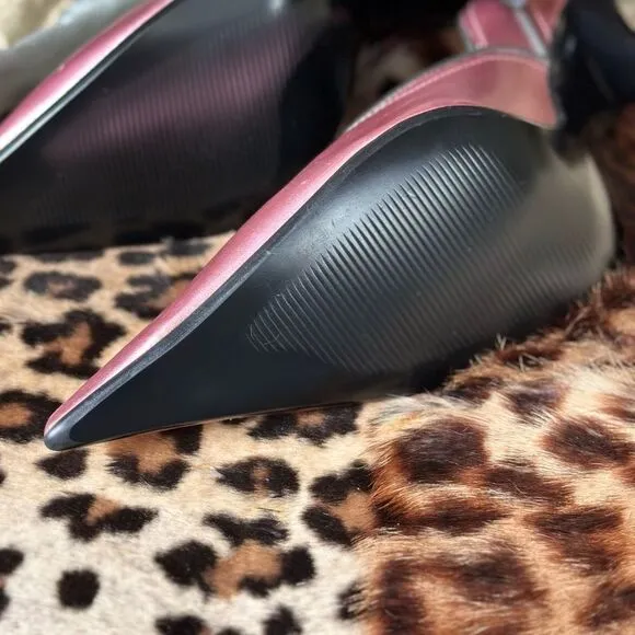 Steve Madden Metallic Pink D’Orsay Stiletto Heels