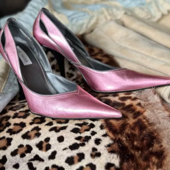 Steve Madden Metallic Pink D’Orsay Stiletto Heels