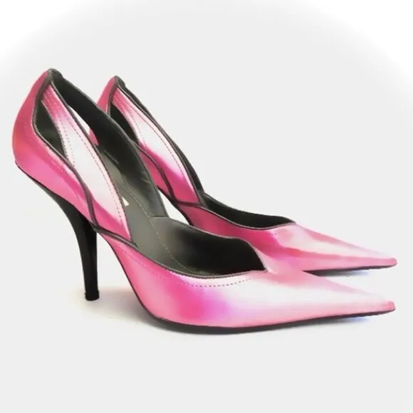 Steve Madden Metallic Pink D’Orsay Stiletto Heels