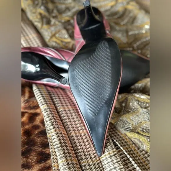 Steve Madden Metallic Pink D’Orsay Stiletto Heels