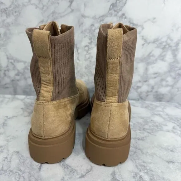 Steve Madden Combat Boots sz 10 Zip Front NEW # K833