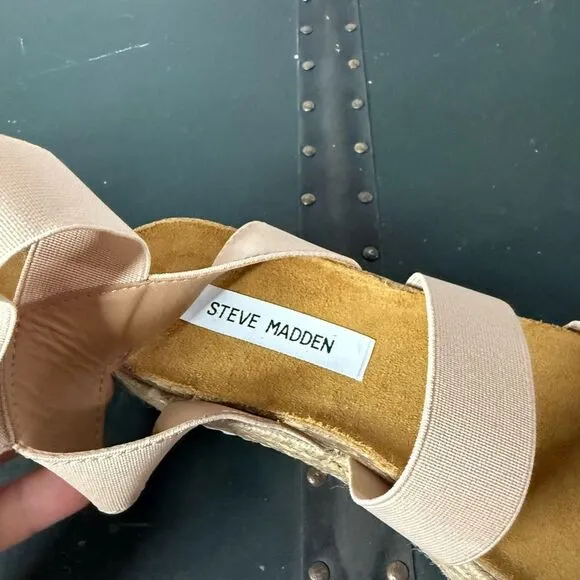 Steve Madden Kimmie Cream Espadrille Sandals Women's Size 6 NWOT