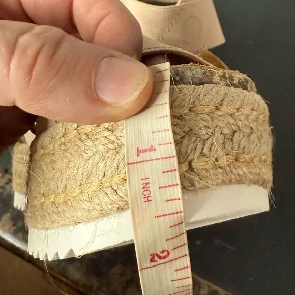Steve Madden Kimmie Cream Espadrille Sandals Women's Size 6 NWOT