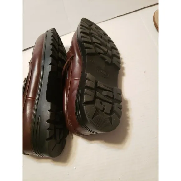 Street State Men's Dark Brown Dress Shoes Lace-Up Oxfords Size 13w