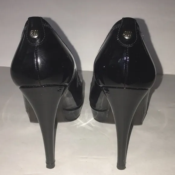 STUART WEITZMAN BLACK SHOES SIZE 7 1/2 M​​​