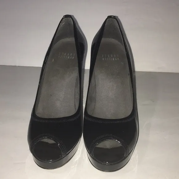 STUART WEITZMAN BLACK SHOES SIZE 7 1/2 M​​​