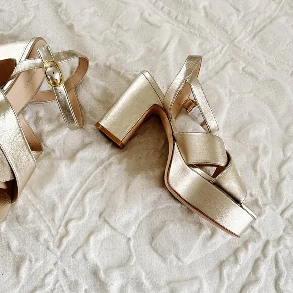 Stuart Weitzman Carmen Platform Sandals Size 6