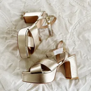 Stuart Weitzman Carmen Platform Sandals Size 6