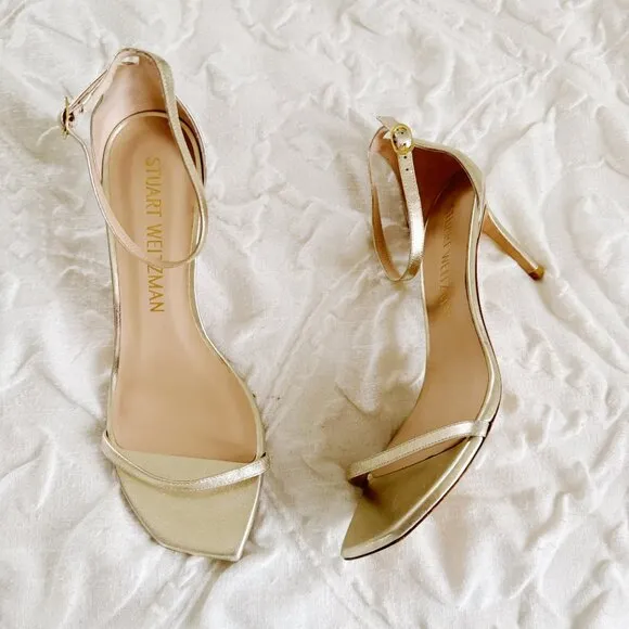 Stuart Weitzman Nudistcurve 75 Sandal Size 11.5